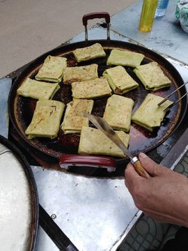 煎豆餅