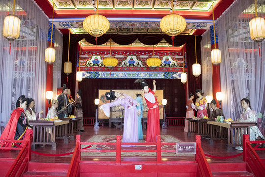 王勃作滕王閣序場景復(fù)原