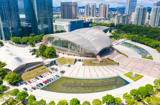 惠州市城市風光航拍
