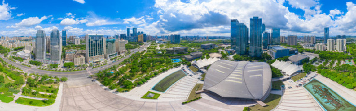 惠州市城市風(fēng)光航拍