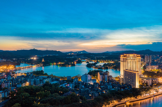 惠州西湖夜景