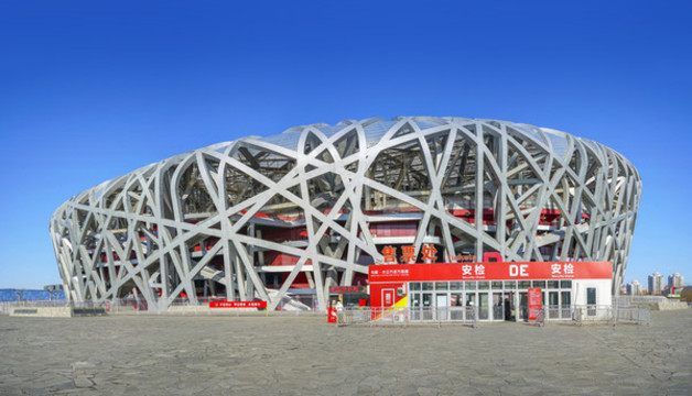 北京鳥巢售票處全景