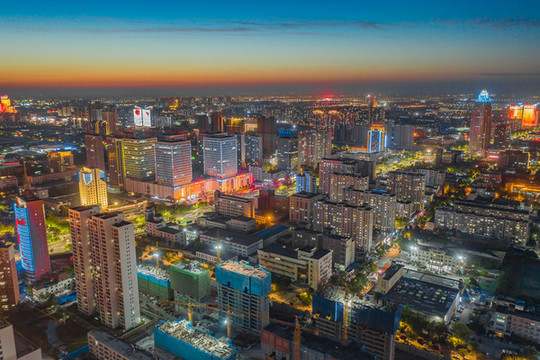 淄博市高新區(qū)夜景