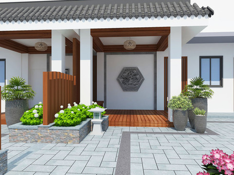 新中式園林庭院設(shè)計