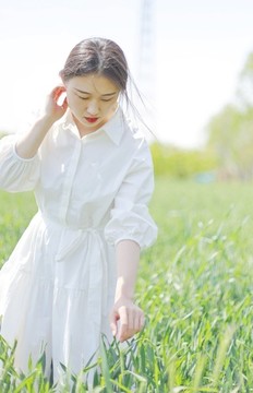 田園風(fēng)光人像
