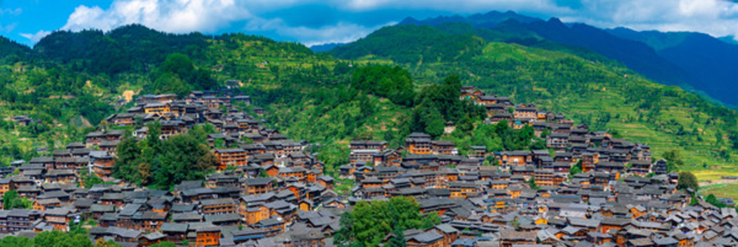 貴州西江千戶(hù)苗寨風(fēng)光