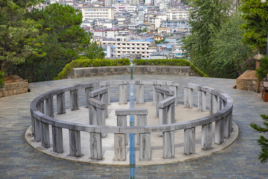 云南墨江北回歸線公園巨石陣