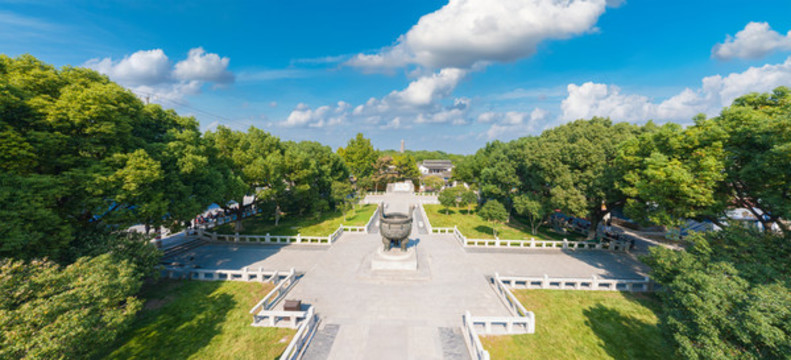 中國(guó)蘇州虎丘山的周王子吳鼎