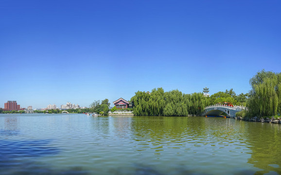 天津水上公園大畫幅