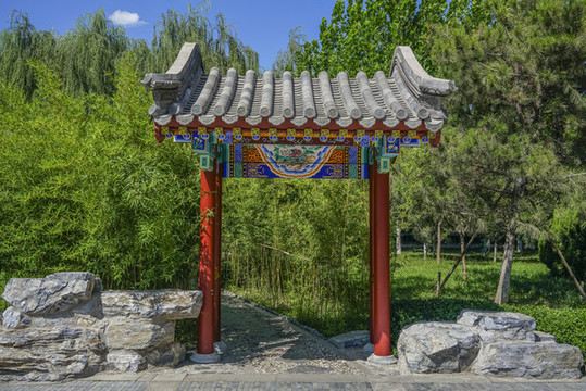 北寧公園古建門樓