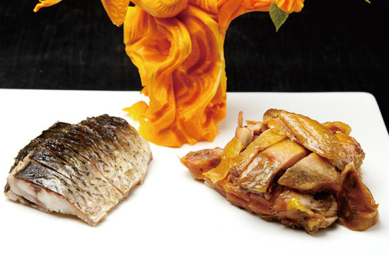 醉魚拼風(fēng)干雞