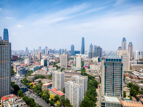 航拍城市風(fēng)貌