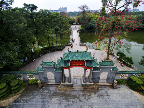 航拍佛山禪城
