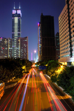廣州東站夜景