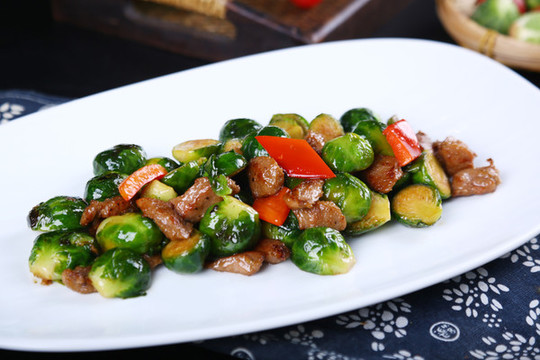 甘蘭牛肉粒