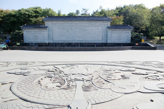 公園浮雕景觀