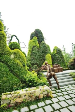 綠植雕塑