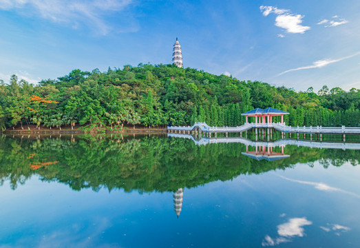 肇慶高要國蕎公園文明塔