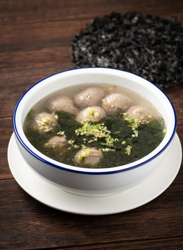 南澳紫菜牛肉丸湯