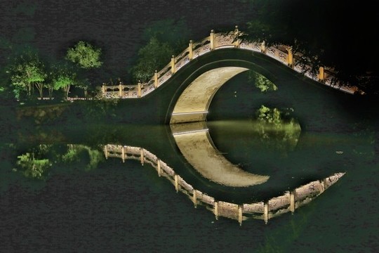 公園夜景