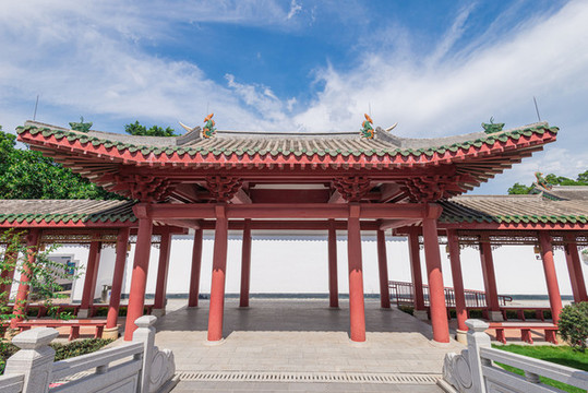 肇慶包公祠景區(qū)仿宋建筑樓