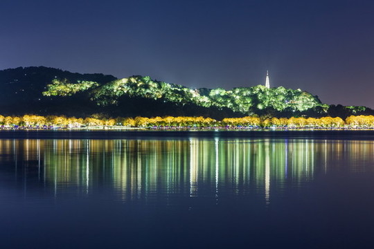 西湖夜色