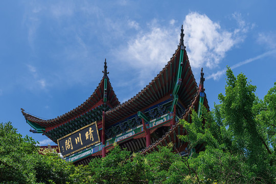 武漢晴川閣風景