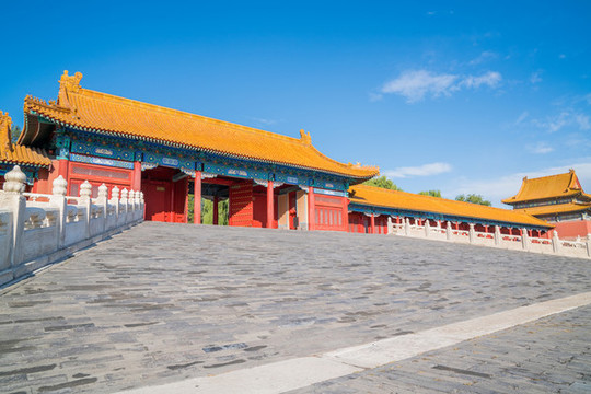 北京故宮古建筑古城墻和旅游風(fēng)光