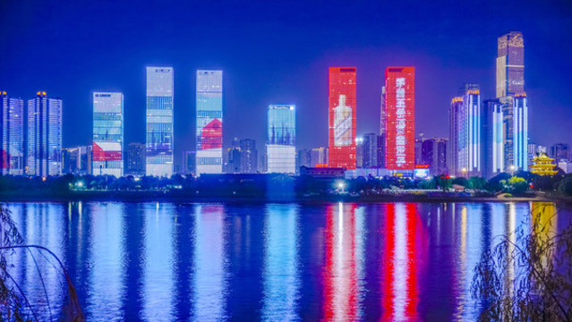 湘江城市夜景