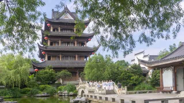 遠(yuǎn)眺栱極樓