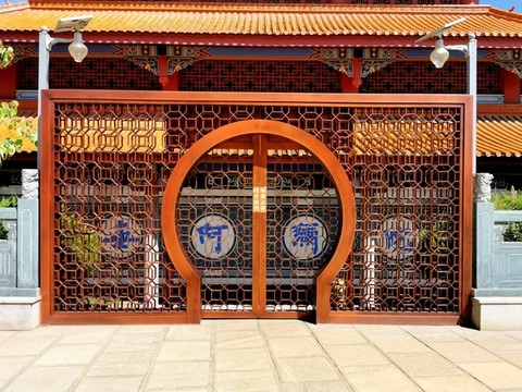 現(xiàn)代中式圓拱門