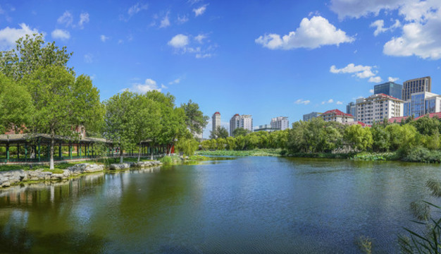 天津北寧公園大畫幅