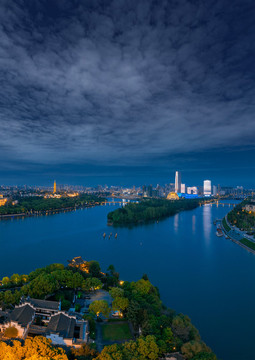 金華市金華江濱城市風(fēng)光
