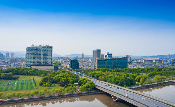 義烏城市環(huán)境航拍