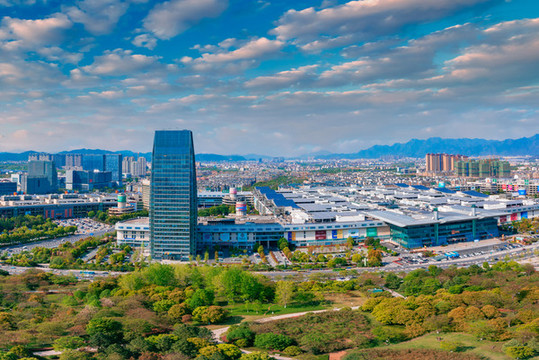 義烏城市環(huán)境航拍