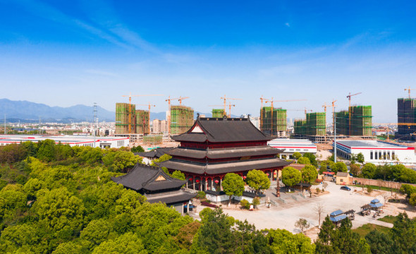 義烏城市環(huán)境航拍
