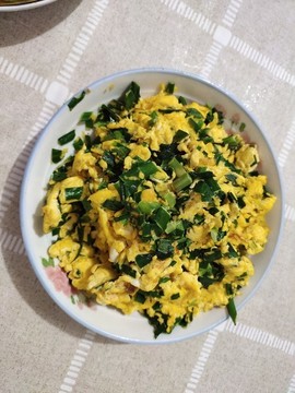 韭菜炒鴨蛋