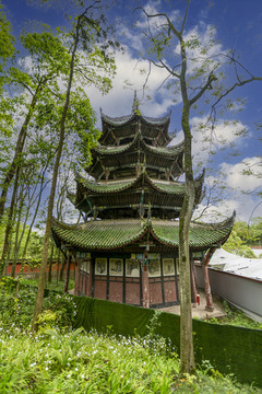 重慶大足石刻之寶頂山石刻寶塔
