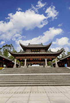 重慶大足石刻之寶頂山石刻入口