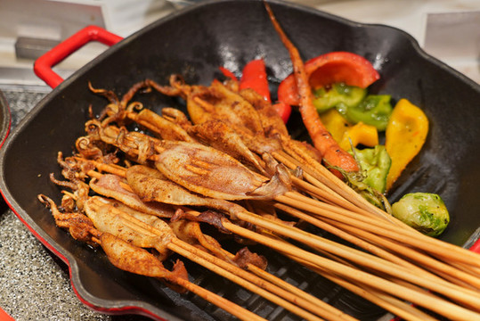 烤魷魚串