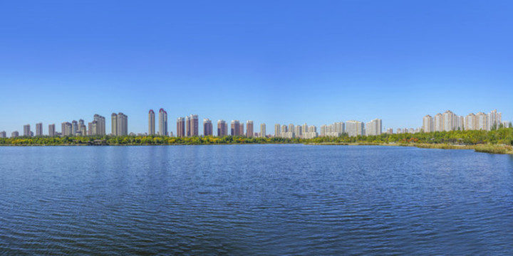 天津梅江居住區(qū)全景大畫幅