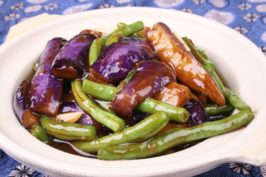 豆角燒茄子