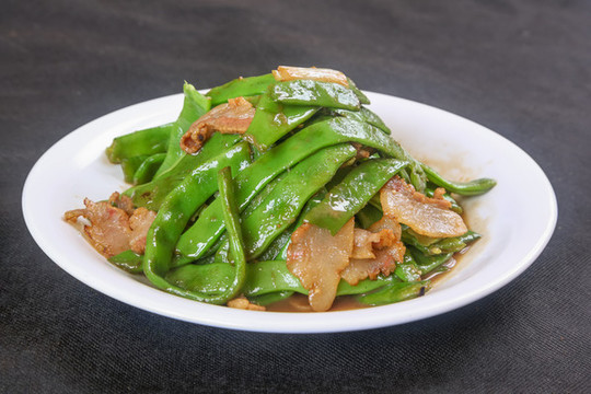 風干肉扁豆角