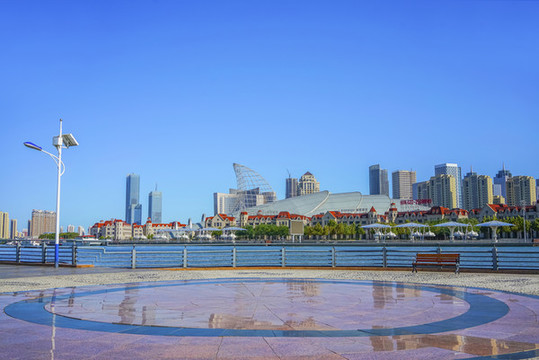 天津海河外灘高清大圖