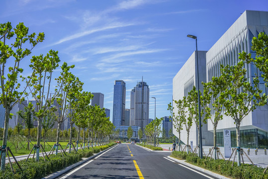 天津于家堡街景