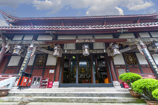 重慶大足圣壽寺三世佛殿