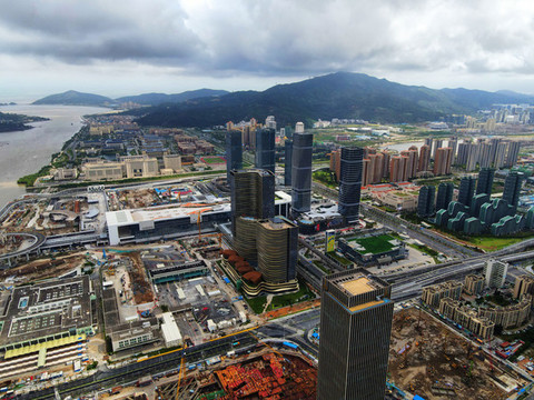 建設中的珠海橫琴新區(qū)