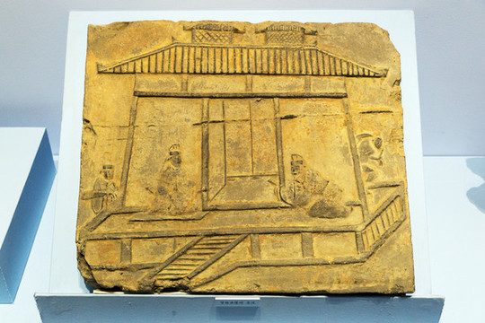 東漢貸糧畫像磚