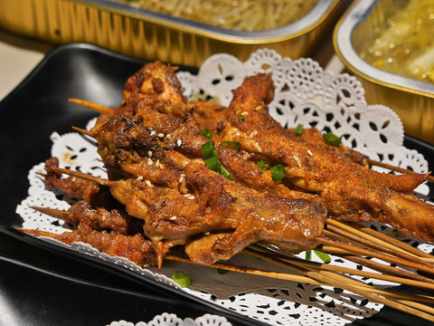 燒烤擼串肉串夜宵