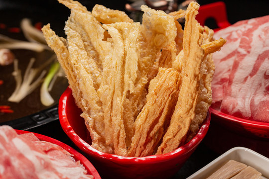 炸腐竹